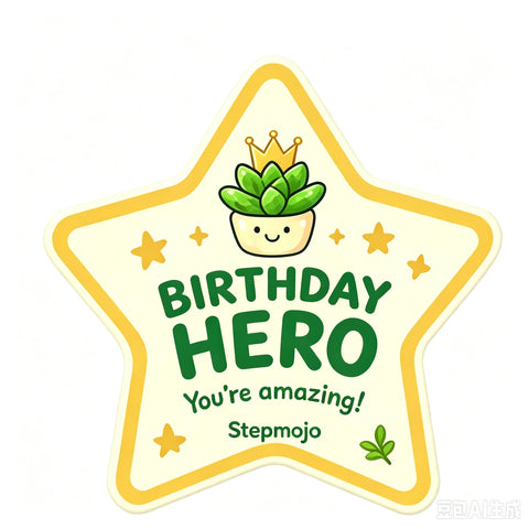 StepMojo Birthday Hero complimentary gift