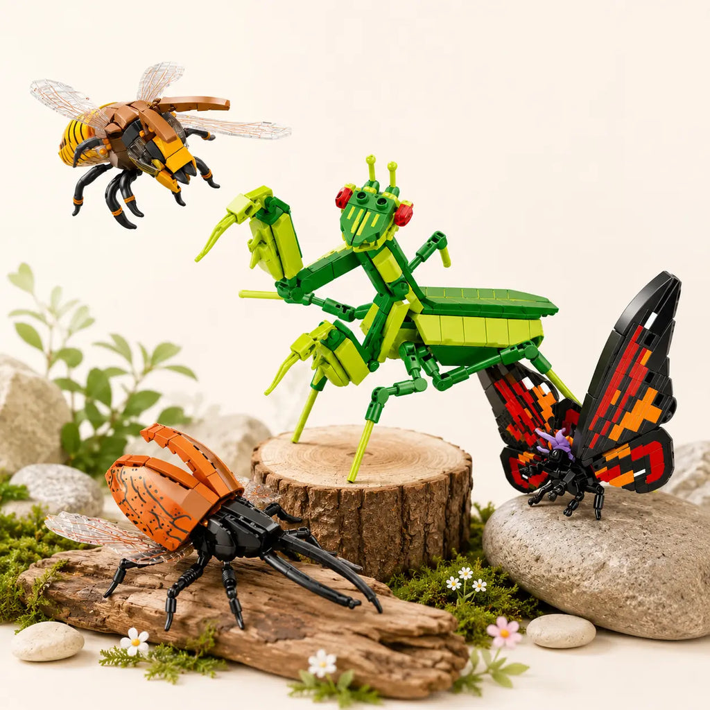 Stepmojo Chonky Crawlies Mystery Blind Box – Advanced Insect Building Brick Kit