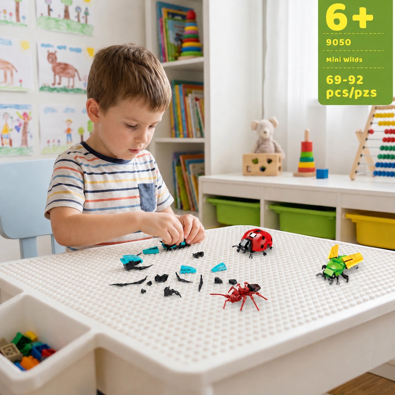 StepMojo Tiny Crawlies Mystery Blind Box – Insect Building Brick Kit